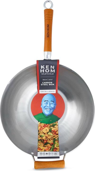Ken Hom Excellence (36 cm, Wok Pfanne, Carbonstahl)