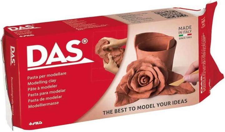 Actual product image Das Modelling clay terracotta