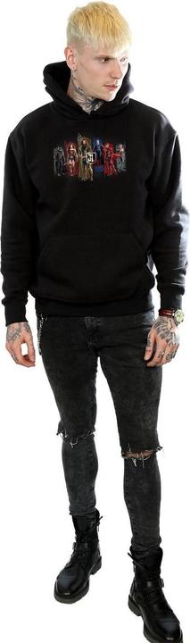 Image du produit - Sweat à capuche JUSTICE LEAGUE MOVIE TEAM HEXAGONS - Homme (M)
