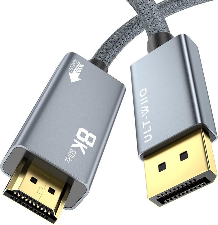 Produktbild Ult-Wiiq DisplayPort auf HDMI-Kabel (3 m, DisplayPort)