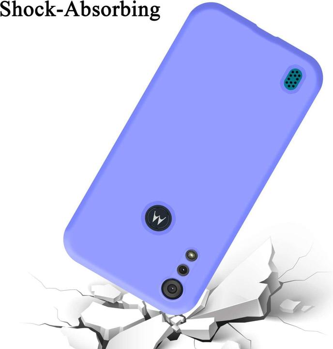 Immagine prodotto Cadorabo Custodia per Motorola MOTO E6s 2020 TPU Liquid Silicone Case (Motorola Moto E6s)