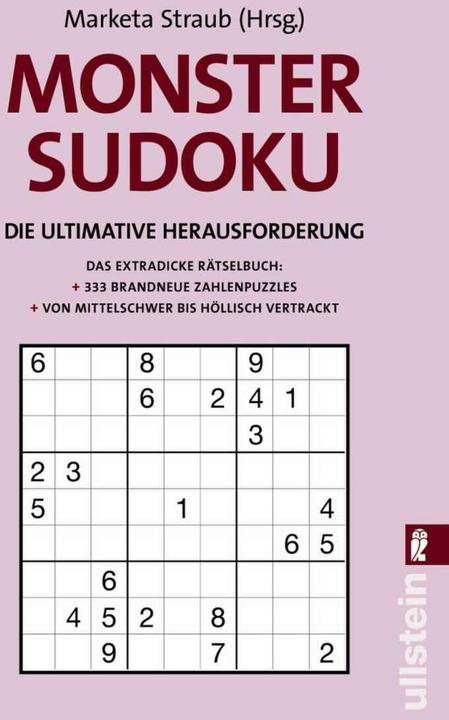 Actual product image Monster-Sudoku (German, Marketa Straub, 2007)