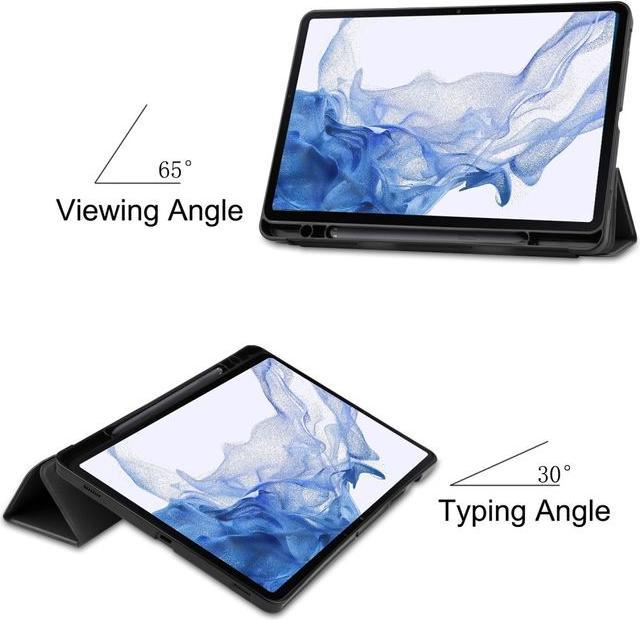 Actual product image MU Classic Triple foldable leather cover (Galaxy Tab S8)