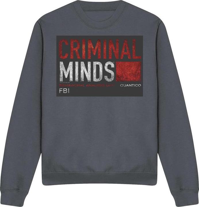 Immagine prodotto Criminal Minds Felpa Carta del Titolo Adulto Unisex (XL)