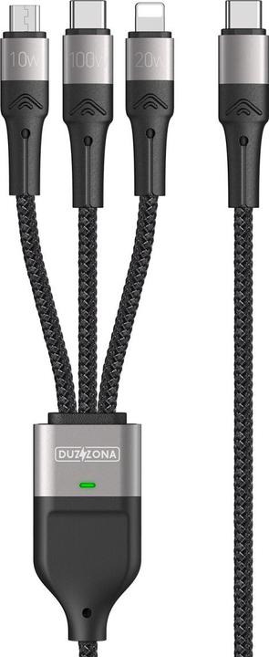 Duzzona 3 in 1 USB Ladekabel (1.30 m)