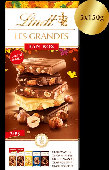 Actual product image Lindt Les Grandes Fan Box Limited Edition (750 g)