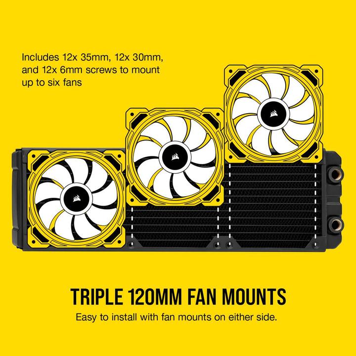 Actual product image Corsair Hydro X Series XR7 360mm (120 mm)