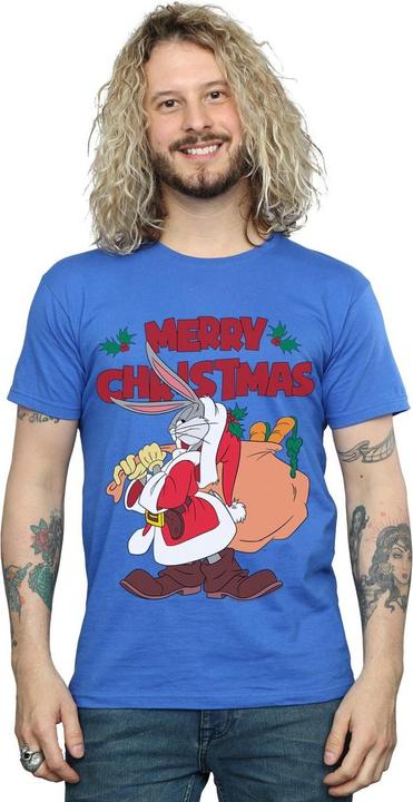 Actual product image Looney Tunes Mens Santa Bugs Bunny T-Shirt (3XL)