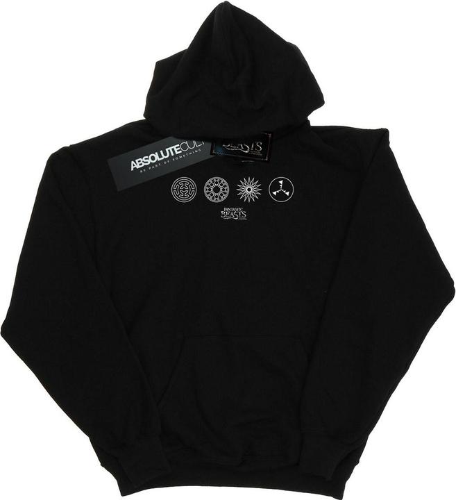 Actual product image Fantastic Beasts Mens Circular Icons Hoodie (XXL)