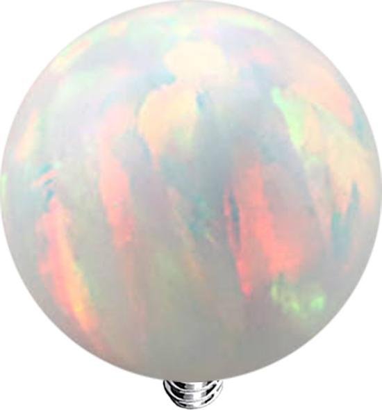 Image du produit Star Piercing Dermal Anchor Boule Opale blanc (sans laiton, Acier chirurgical 316L)