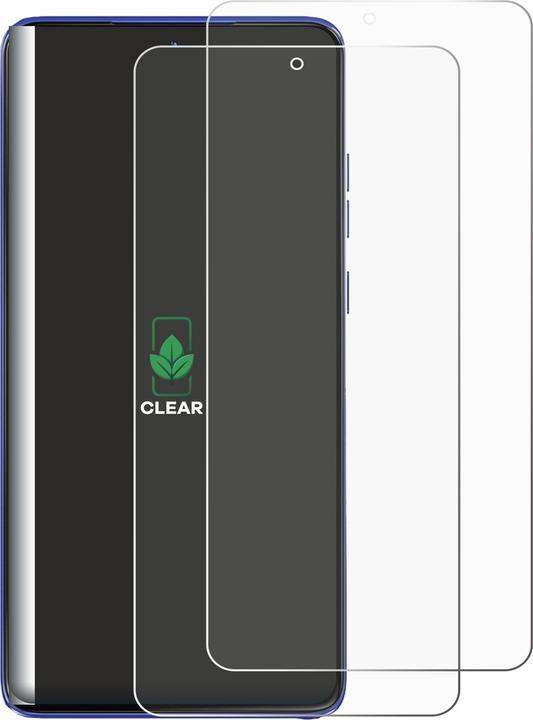 Productafbeelding ScreenLeaf Schutzfolie nachhaltiger Displayschutz Display Schutz Folie Klar Transparent (2 Stuk, Motorola Moto G Stylus)