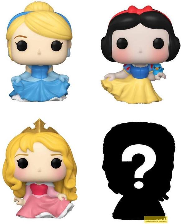 Immagine prodotto Funko Principesse Disney confezione da 4 statuette Bitty POP! in vinile Cenerentola 2,5 cm