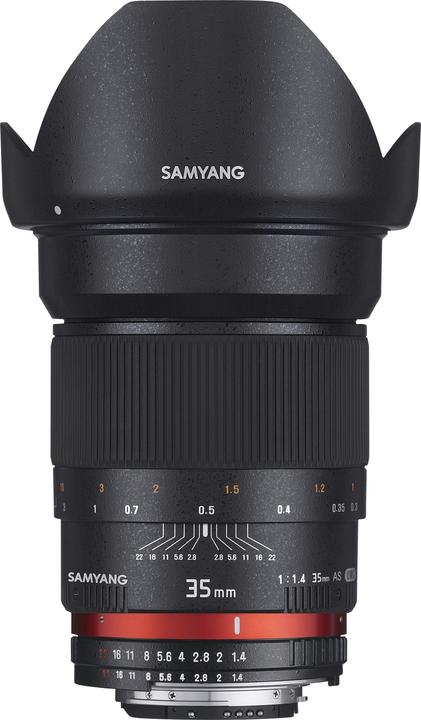Immagine prodotto Samyang 35mm f/1.4 AS UMC Nikon F (Nikon DX, Nikon F, Full-frame)