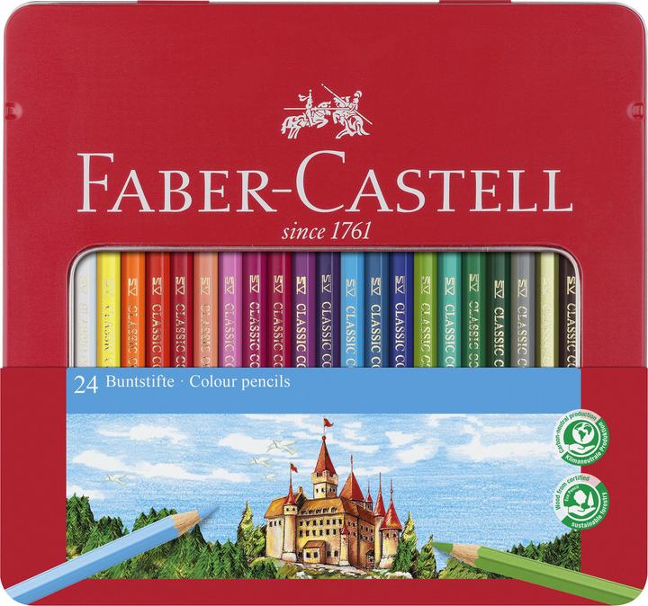 Immagine prodotto Faber-Castell Matite a colori Colore classico (Multicolore, 24 x)