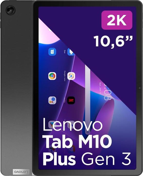 Immagine prodotto Lenovo Tab M10 Plus (3a generazione) 64 GB 26 9 cm (10,6 pollici) Mediatek 4 GB Wi-Fi 5 (802.11ac) Android (10.60", 64 GB, Storm Grey)
