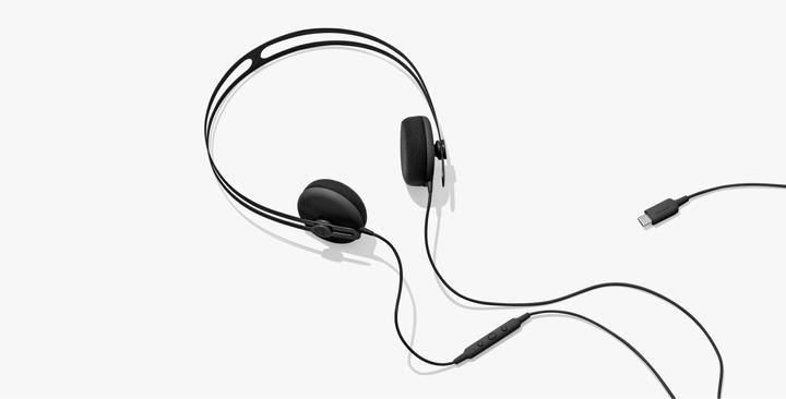 Actual product image Aiaiai On-ear headphones Tracks USB-C black, detail colour (ANC, Cable)