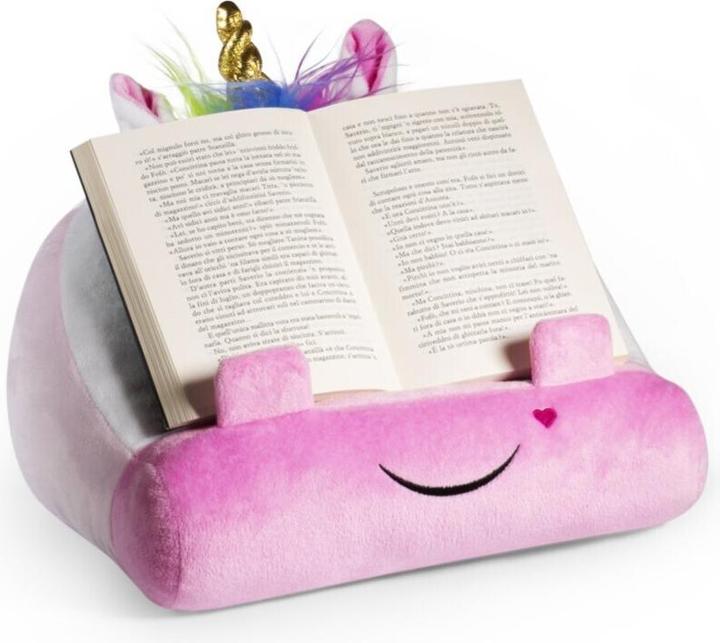Immagine prodotto Bookchair Bookmonster Unicorn - Cuscino da lettura per libri e tablet