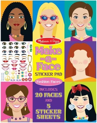 Produktbild Melissa & Doug Make A Face Sticker Pad