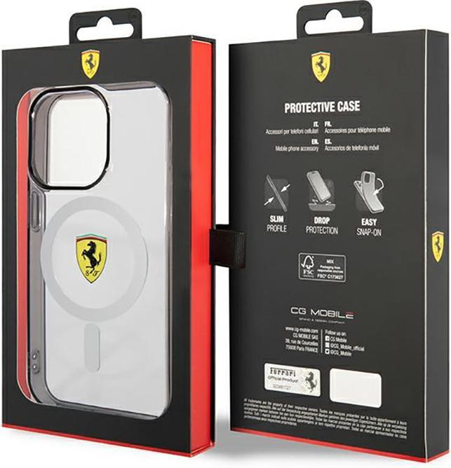 Immagine prodotto Ferrari FEHMP14XURKT Custodia rigida per iPhone 14 Pro Max 6,7" chiara/trasparente Outline Magsafe (Apple iPhone 14 Pro Max)