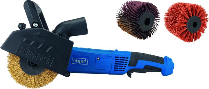 Scheppach MRS 1300 Universal-Renovierungsschleifer (inkl. 3 Bürsten) (Bürstenschleifer, 1300 W)
