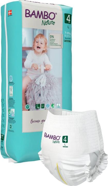 Produktbild Abena Bambo Nature Pants 4 L 7-14kg Tall (Gr. 4, Monatsbox, 44 Stück)