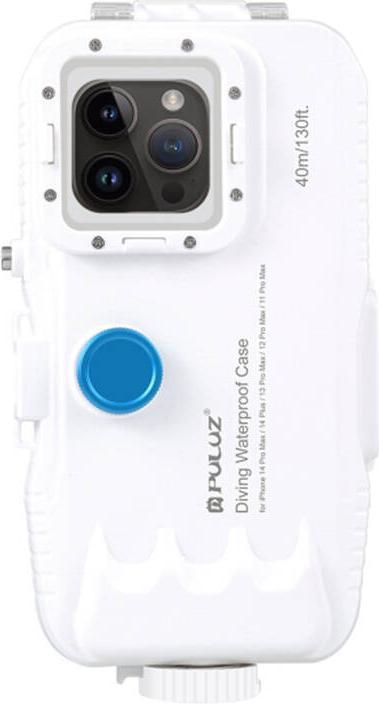 Immagine prodotto Puluz Custodia impermeabile in plastica per iPhone 14 Plus/Pro Max/13 Pro Max/12 Pro Max/11 Pro Max (Apple iPhone 13 Pro Max, Apple iPhone 12 Pro Max, Apple iPhone 14 Plus)