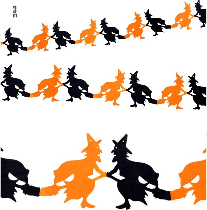 Widmann Ghirlanda di Halloween delle streghe 3m