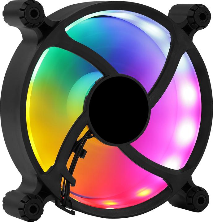 Actual product image AeroCool Spectro 12 FRGB computer case fan, translucent (e) (120 mm, 1 x)