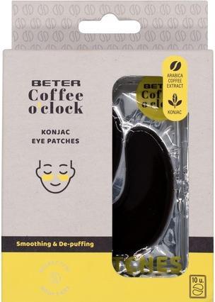 Actual product image Beter Konjac Vegetable Fibre Eye Contour Patches Coffee O'clock 10 Pairs (Patches)