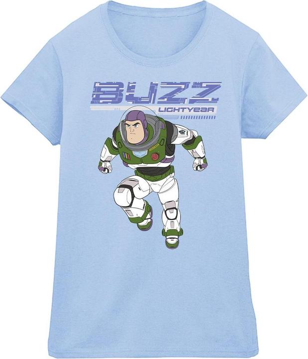 Actual product image Disney Womens/Ladies Lightyear Buzz Jump To Action Cotton T-Shirt (S)