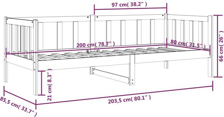 Image du produit VidaXL Zenos (80 x 200 cm)