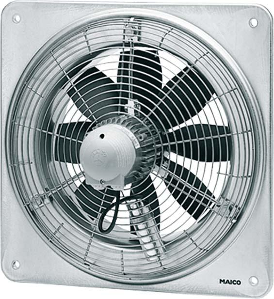 Produktbild Maico MAI EZQ 45/4 B Axial-Wandventilator, quadrat. Wandplatte, Wechselstrom, DN450