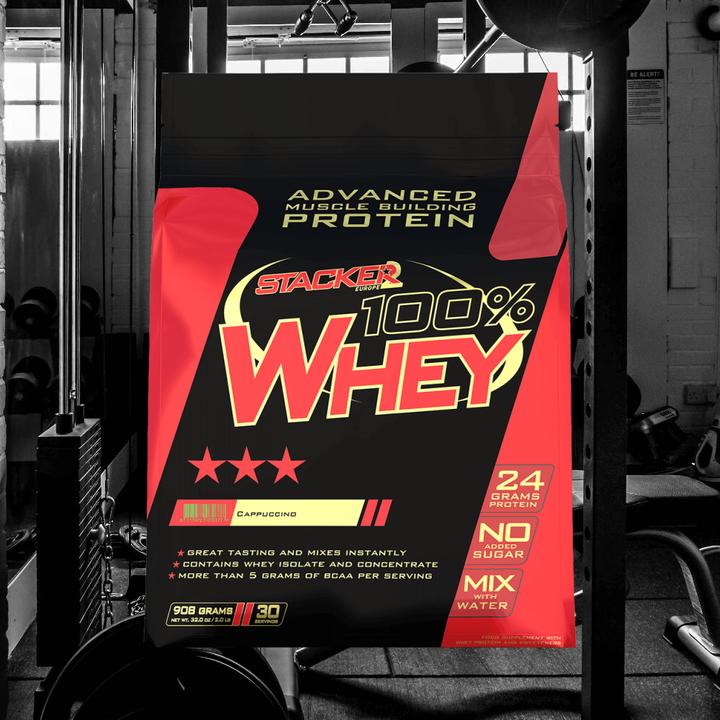 Produktbild Stackers 100% Whey (Cappuccino, 1 Stk., 908.91 g)