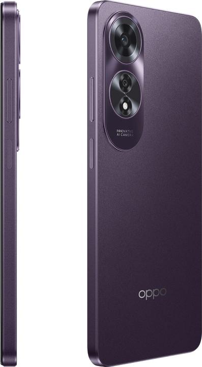Actual product image OPPO A60 (256 GB, Midnight Purple, 6.67", Dual SIM, 50 Mpx, 4G)