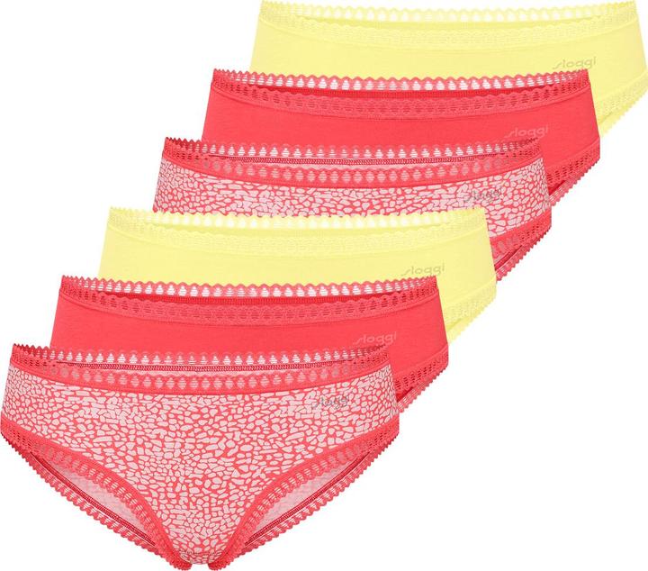 Produktbild Sloggi 6er Pack GO Crush Hipster (M, 6er Pack)