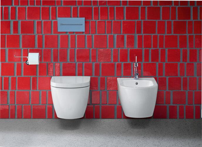 Image du produit Duravit WC mural ME by Starck Plongeur ouvert Splrand Economiseur d'eau blanc avec revêtement 252909
