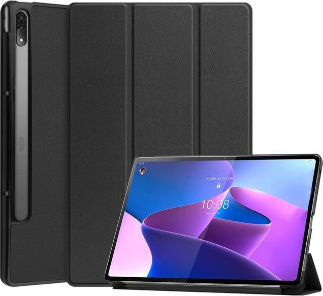 Actual product image MU Classic Triple foldable leather cover (Tab P12 Pro)