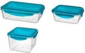 Produktbild keeeper Frischhaltedose "tino", mit Clip, 0,45 Liter Deckel: blau, Material: PP/Tritan, widerstandsfähig (0.45 l)