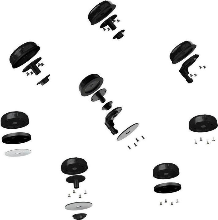 Produktbild Poynting Antennen · KFZ · A-PUCK-0007-V2-01 · schwarz · SMA (M) & RPSMA Adapter (5G, 4G, 2G, WLAN, 3G)