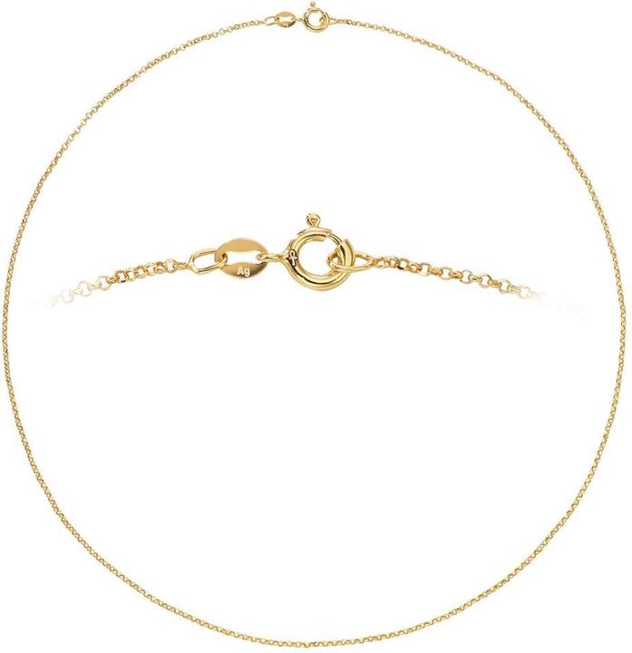 Produktbild Bijouteria Silber-Halskette (Silber 925, Gold-Beschichtung (vergoldet), 45 cm)
