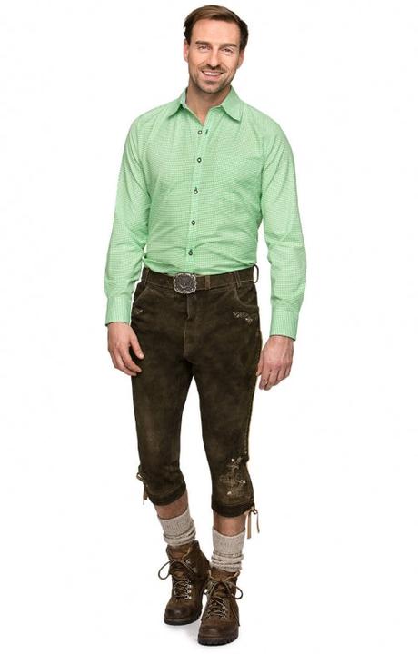 Produktbild Stockerpoint Lederhose Kniebund incl. Gürtel SIGMAR4 bison gespeckt (58)