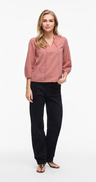 Image du produit Vila VIPETRA Split Neck Oberteil mit 3/4-Ärmeln (34)