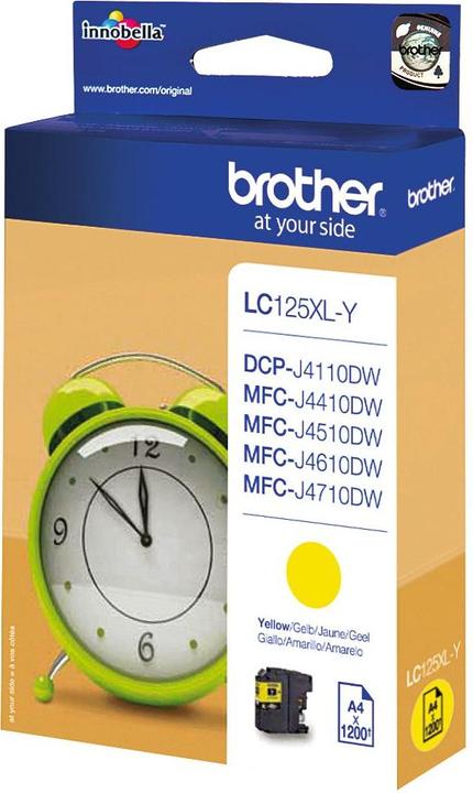 Actual product image Brother Lc-125xly (Y)