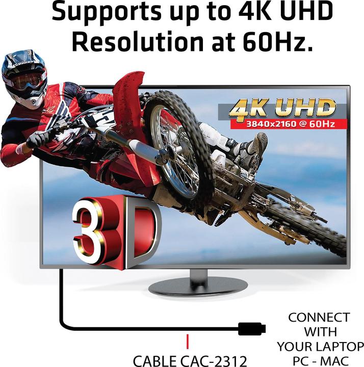 Actual product image Club 3D HDMI (Typ A) — HDMI (Typ A) (5 m, HDMI)