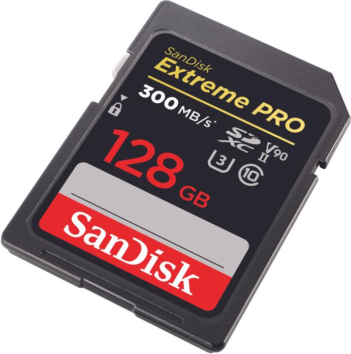 Produktbild SanDisk Extreme Pro (128 GB, SDXC, U3, UHS-II)
