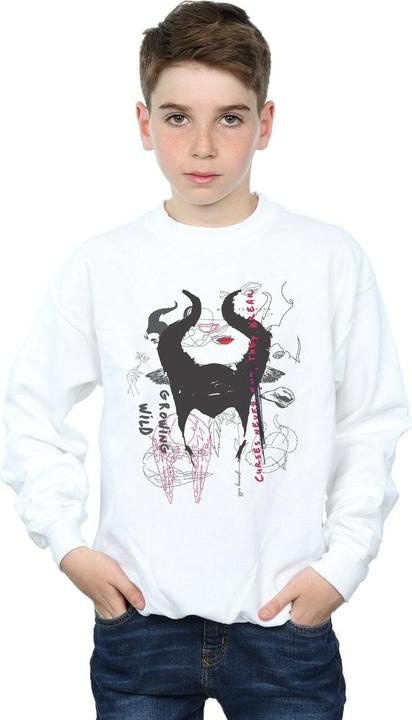 Produktbild Disney Maleficent Mistress Of Evil Growing Wild Horns Collage Sweatshirt Jungen (152, 158)