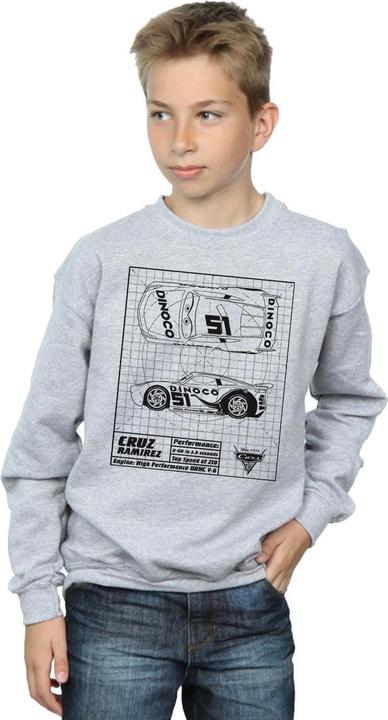 Immagine prodotto Disney Cars Cruz Ramirez Blueprint Felpa Ragazzi (152, 158)