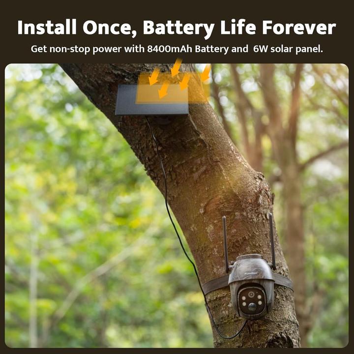 Actual product image UsoGood 4G LTE Wildkamera mit Solar & Handyübertragung