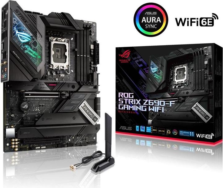 Produktbild ASUS ROG Strix Z690-F Gaming Wifi (LGA 1700, Intel Z690 (DDR5), ATX)