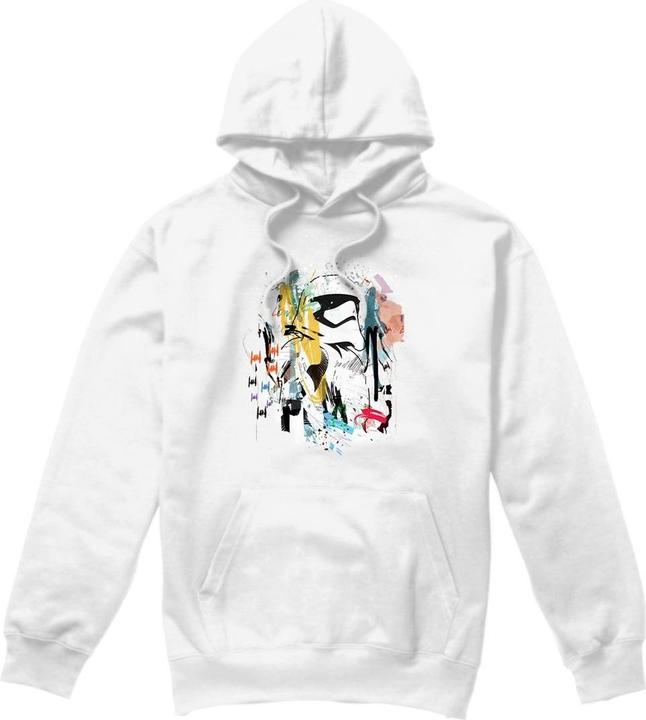 Actual product image Star Wars Mens Stormtrooper Abstract Hoodie (XXL)